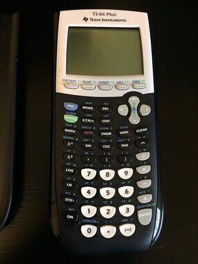 Graphing Calculator TI-84 Plus - Black, Renewed, High-Performance, Student